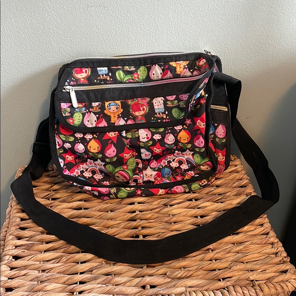 Colorful Character Print Women's Bag
